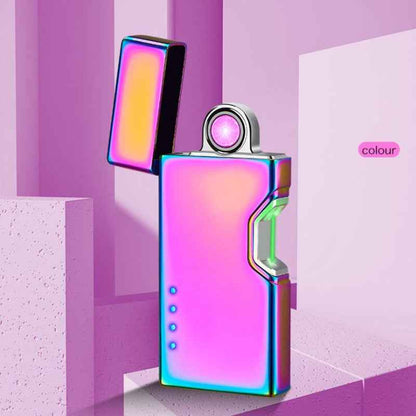 Sarah Express USB Rechargeable Electric Lighter - Windproof Infrared Sensor Flameless Arc Lighter Color