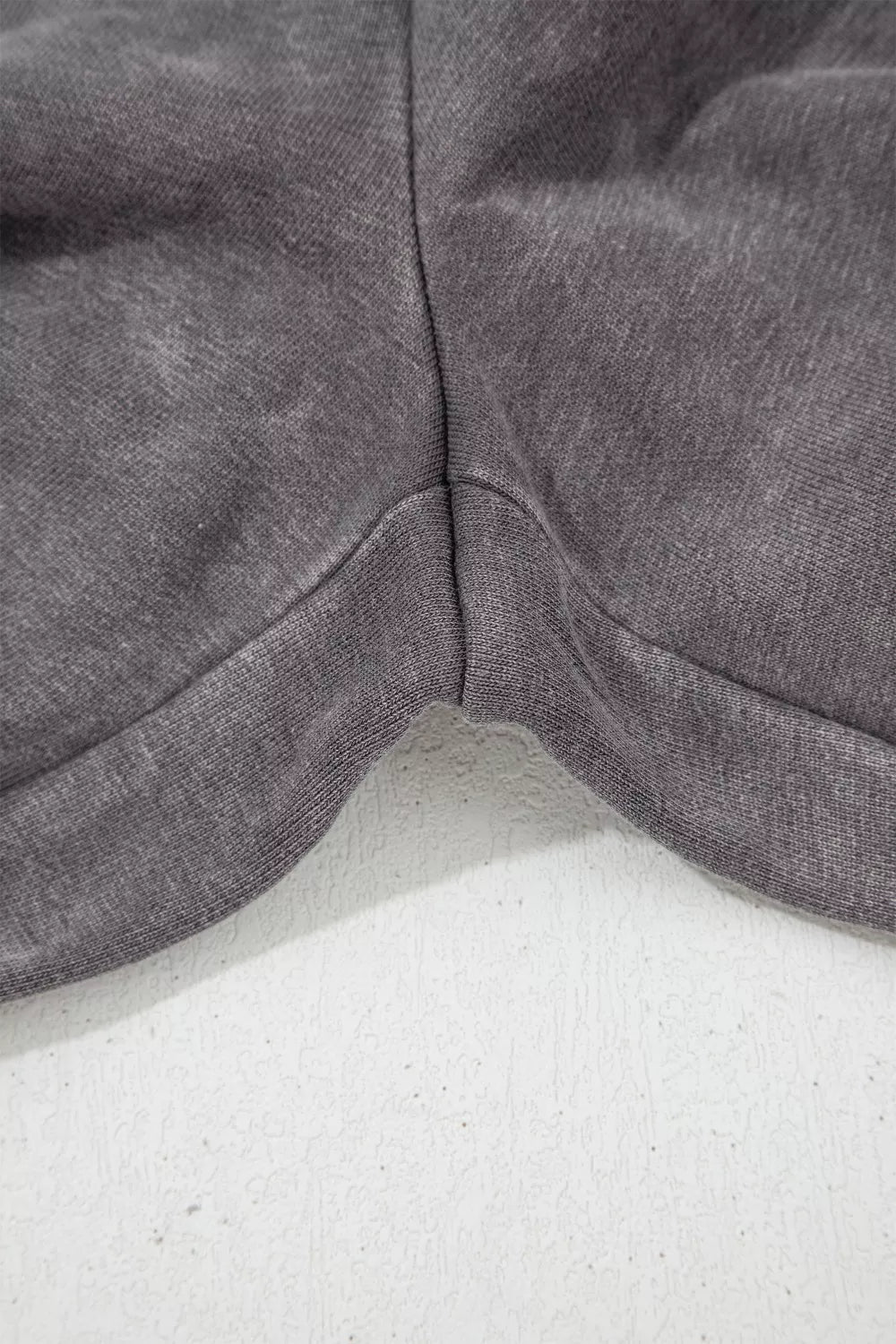 Sarah Express Women's Mineral Wash Leopard Patchwork Loose Pants