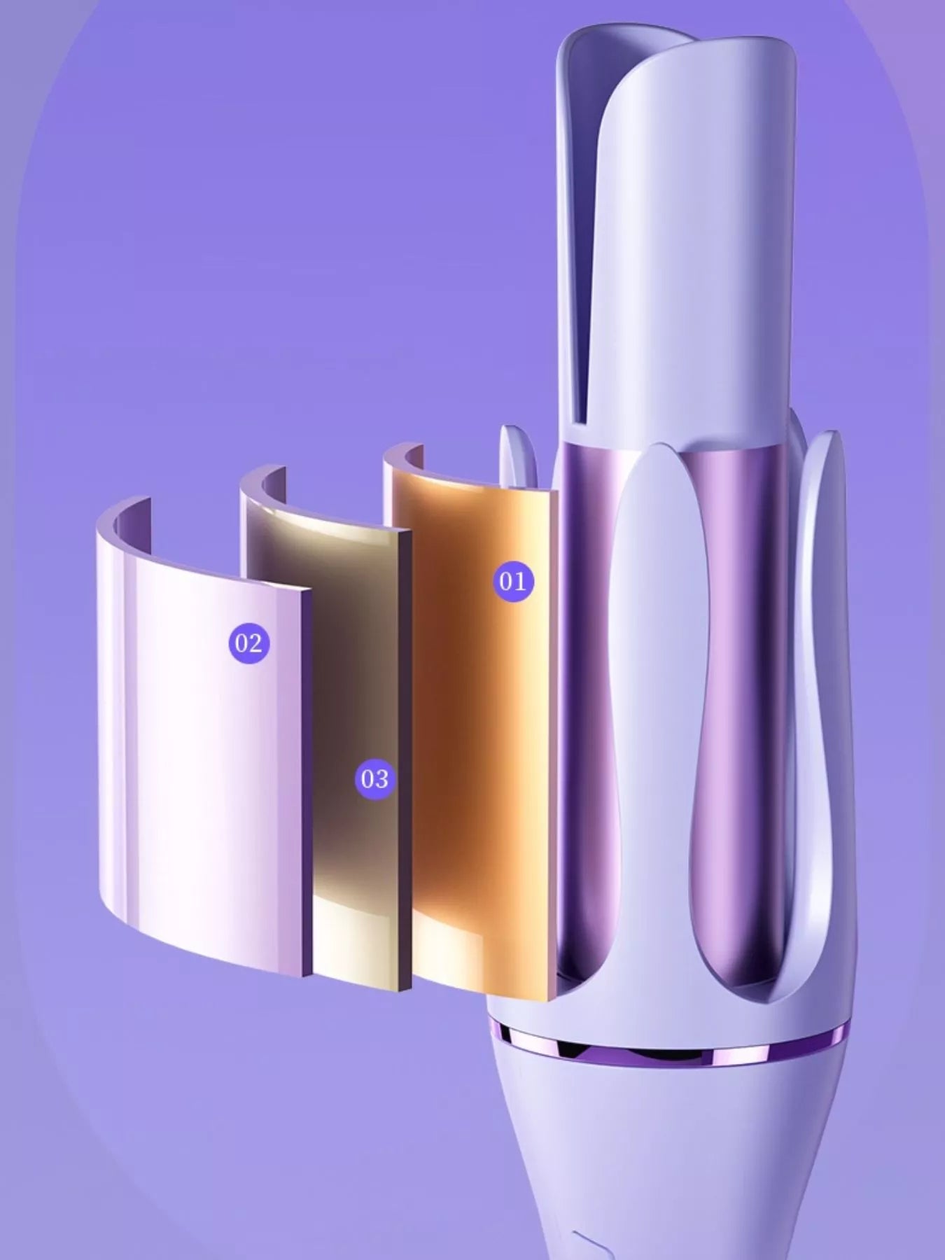 Sarah Express Automatic Hair Curler - Professional Rotating Curling Iron for Effortless Waves & Curls