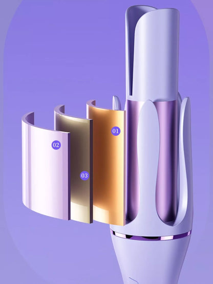 Sarah Express Automatic Hair Curler - Professional Rotating Curling Iron for Effortless Waves & Curls