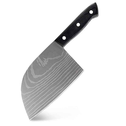 Sarah Express Premium Stainless Steel Chinese Butcher Knife - Professional Kitchen Cleaver A Damascus Butcher Knife