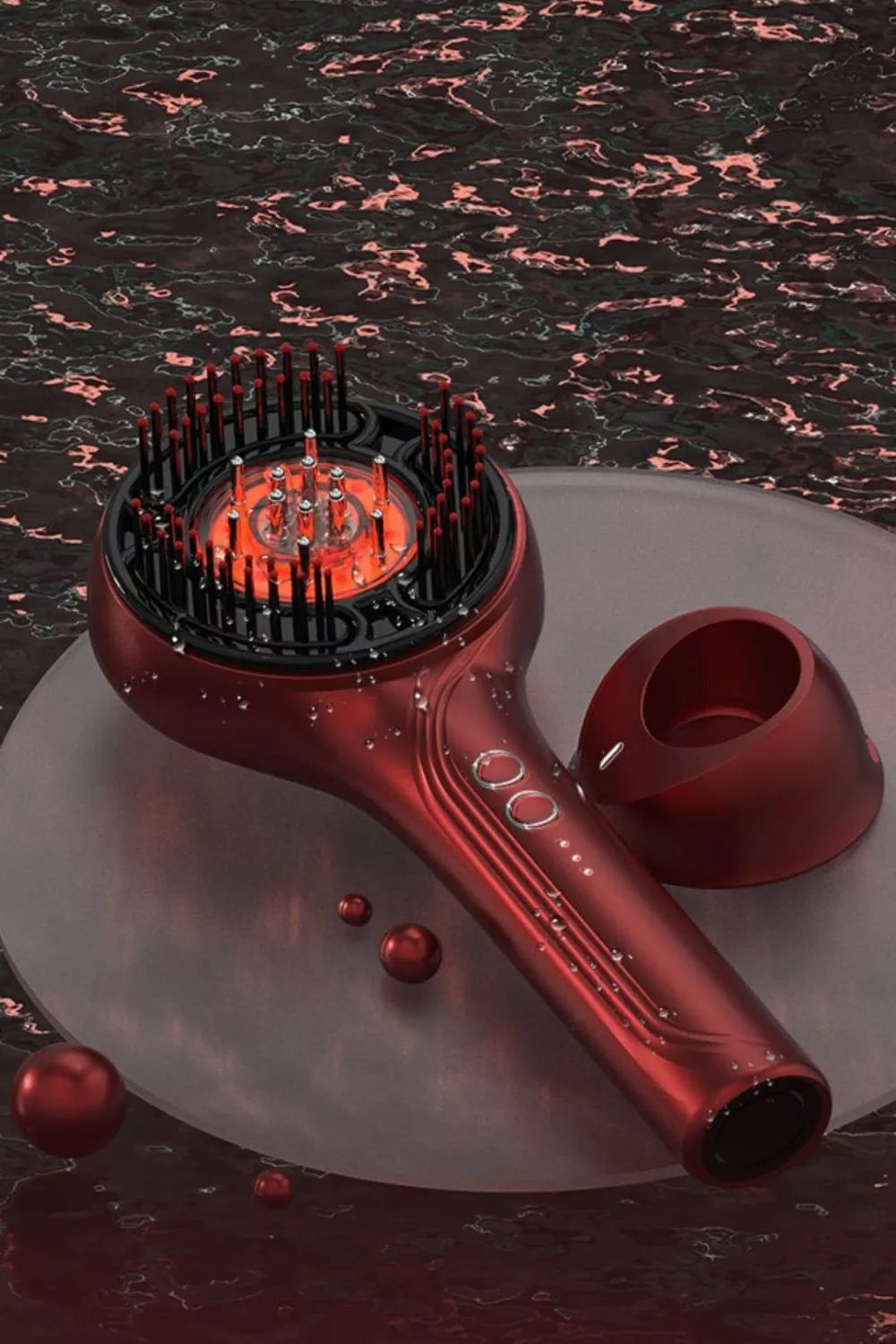 Sarah Express Electric Heated Hair Straightening Comb Multi-Functional Hair Straightener Brush