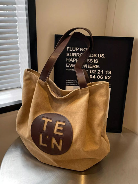 Sarah Express Women's Canvas Tote Bag Large Casual Handbag