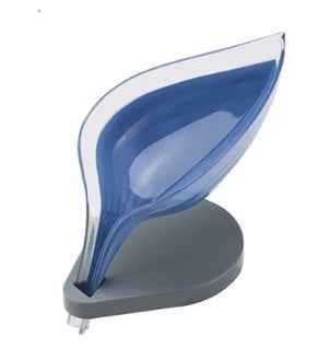 Sarah Express Suction Cup Soap Holder Drain Rack for Kitchen Bathroom Sink Storage Organizer Blue Q1pc