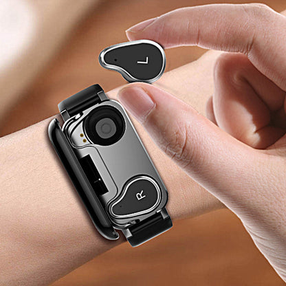 Sarah Express 2-in-1 Smart Watch Bluetooth Earbuds Bracelet Wireless Headset