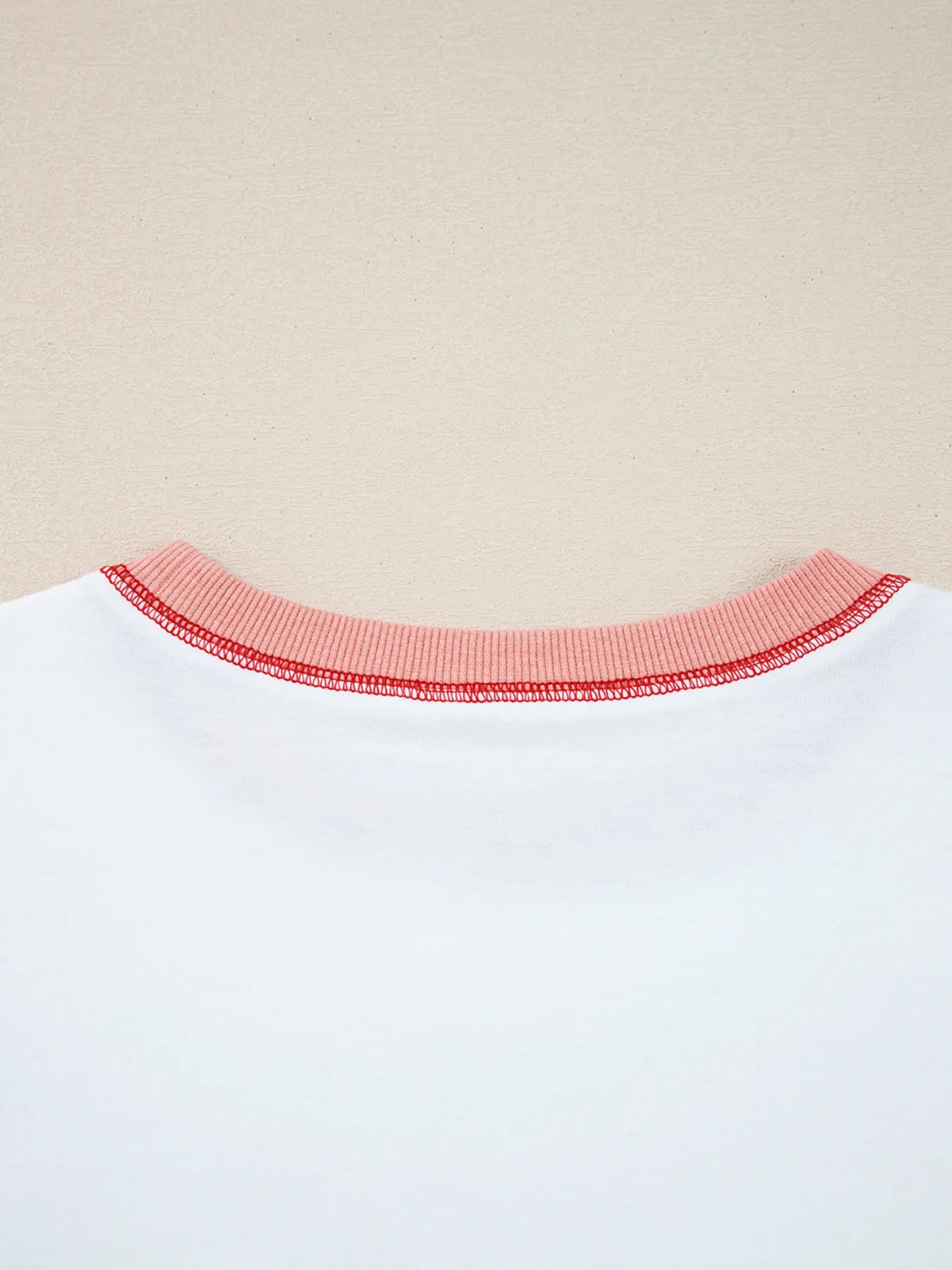 Sarah Express Women's Stripe Color Block Contrast Stitching Oversize Sweatshirt