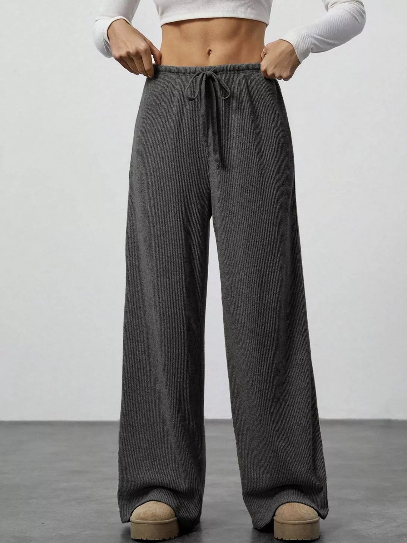 Sarah Express Women's Relaxed Fit Drawstring Pants