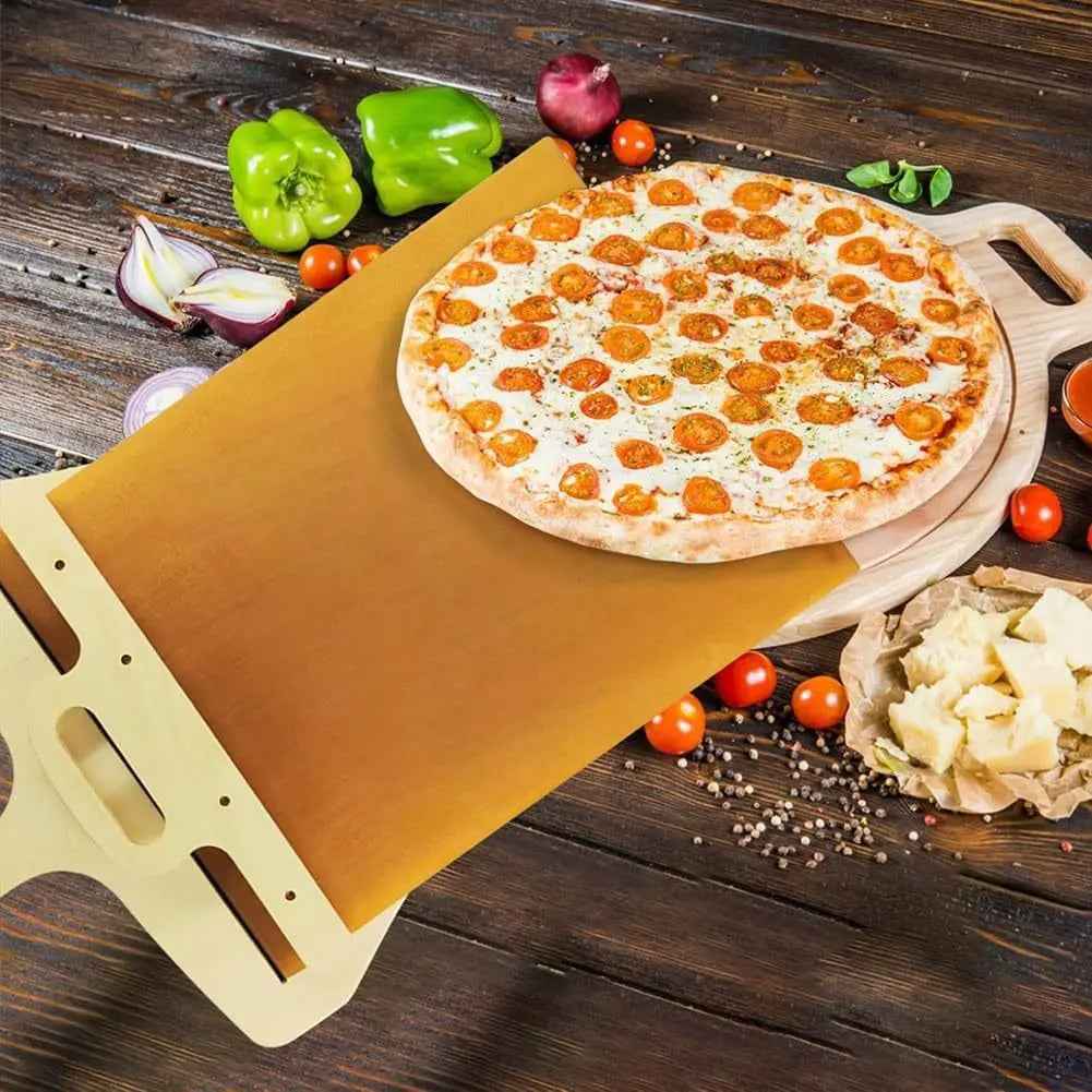 Sarah Express Non-Stick Pizza Peel & Transfer Shovel - Food Grade Kitchen Baking Tool