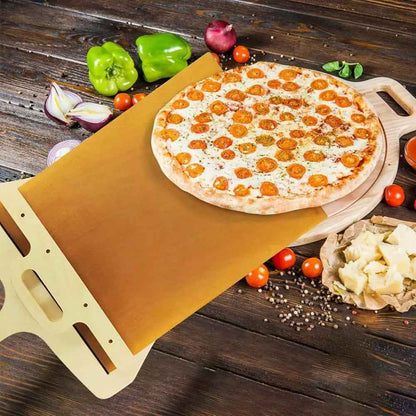 Sarah Express Non-Stick Pizza Peel & Transfer Shovel - Food Grade Kitchen Baking Tool