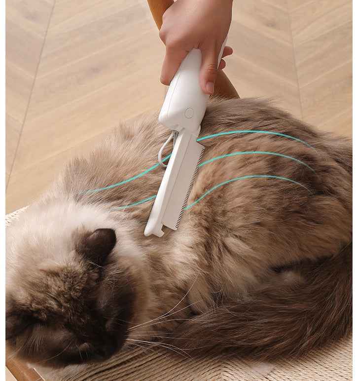 Sarah Express Professional Pet Hair Removal Brush - Dog & Cat Grooming Tool with Massage Function