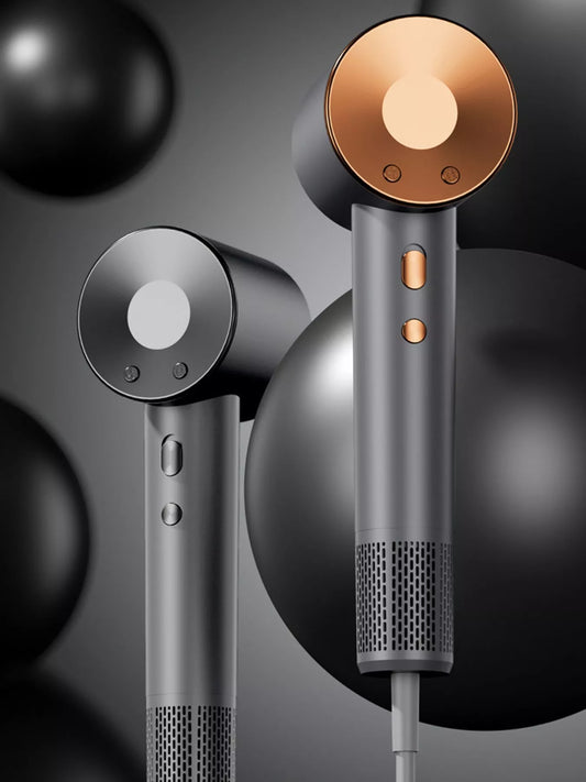 Sarah Express Professional High-Speed Hair Dryer with Intelligent Temperature Control Gold