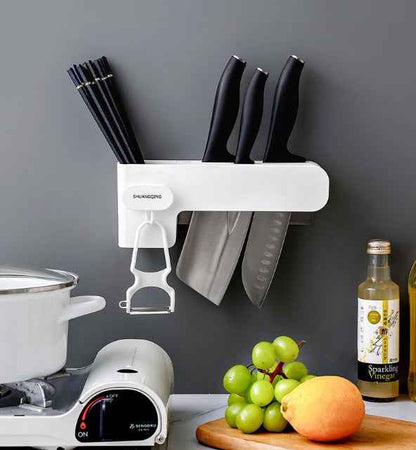 Sarah Express Modern Kitchen Knife Organizer Rack - Space Saving Countertop Storage