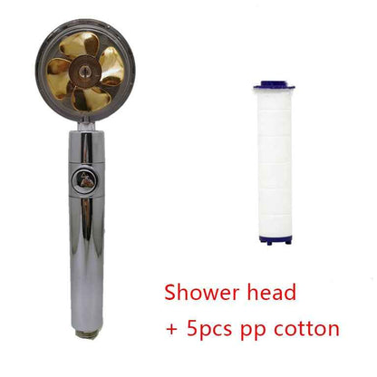Sarah Express 360° Rotating High Pressure Shower Head with Water Saving Technology Yellow set