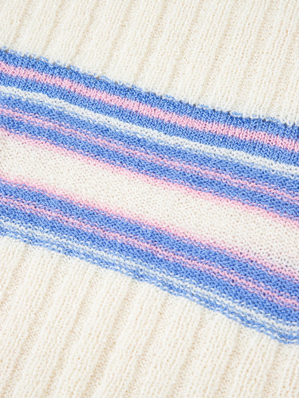 Sarah Express Women's Striped V Neck Dolman Sleeve Rib Knit Oversized Sweater