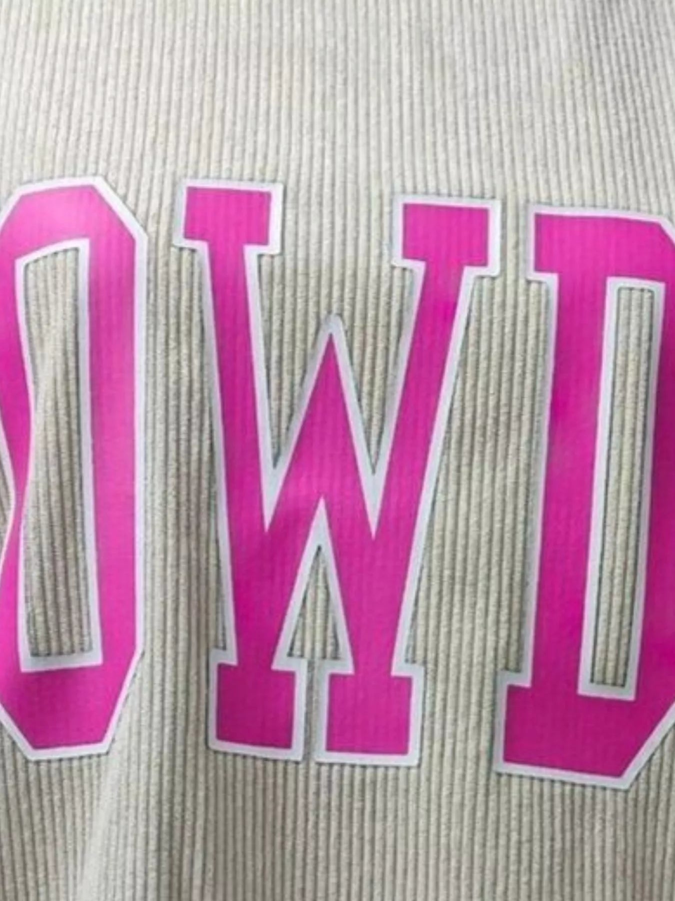 Sarah Express Women's Howdy Oversized Sweatshirt with Pockets - Round Neck Pullover