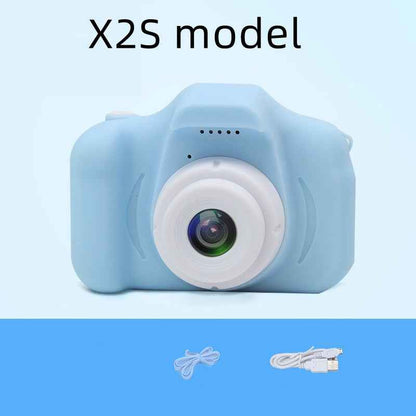 Sarah Express HD Mini Kids Digital Camera 13MP 1080P Cartoon Design with 2.0 Inch Screen X2SBlue USB