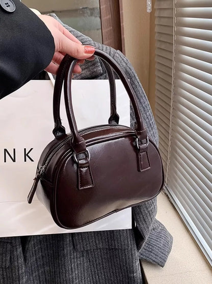 Sarah Express Women's Mini Top Handle Crossbody Bag - PU Leather