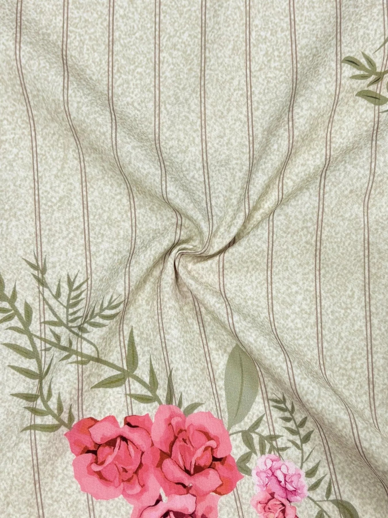 Sarah Express Women's Plus Size Floral Striped Button-Down Midi Shirt Dress