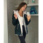 Sarah Express Fleece Lined Hooded Cotton Padded Jacket
