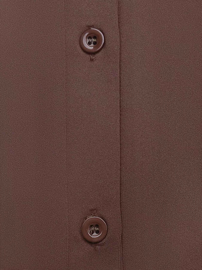 Sarah Express Women's Long Sleeve Button Front Bodysuit