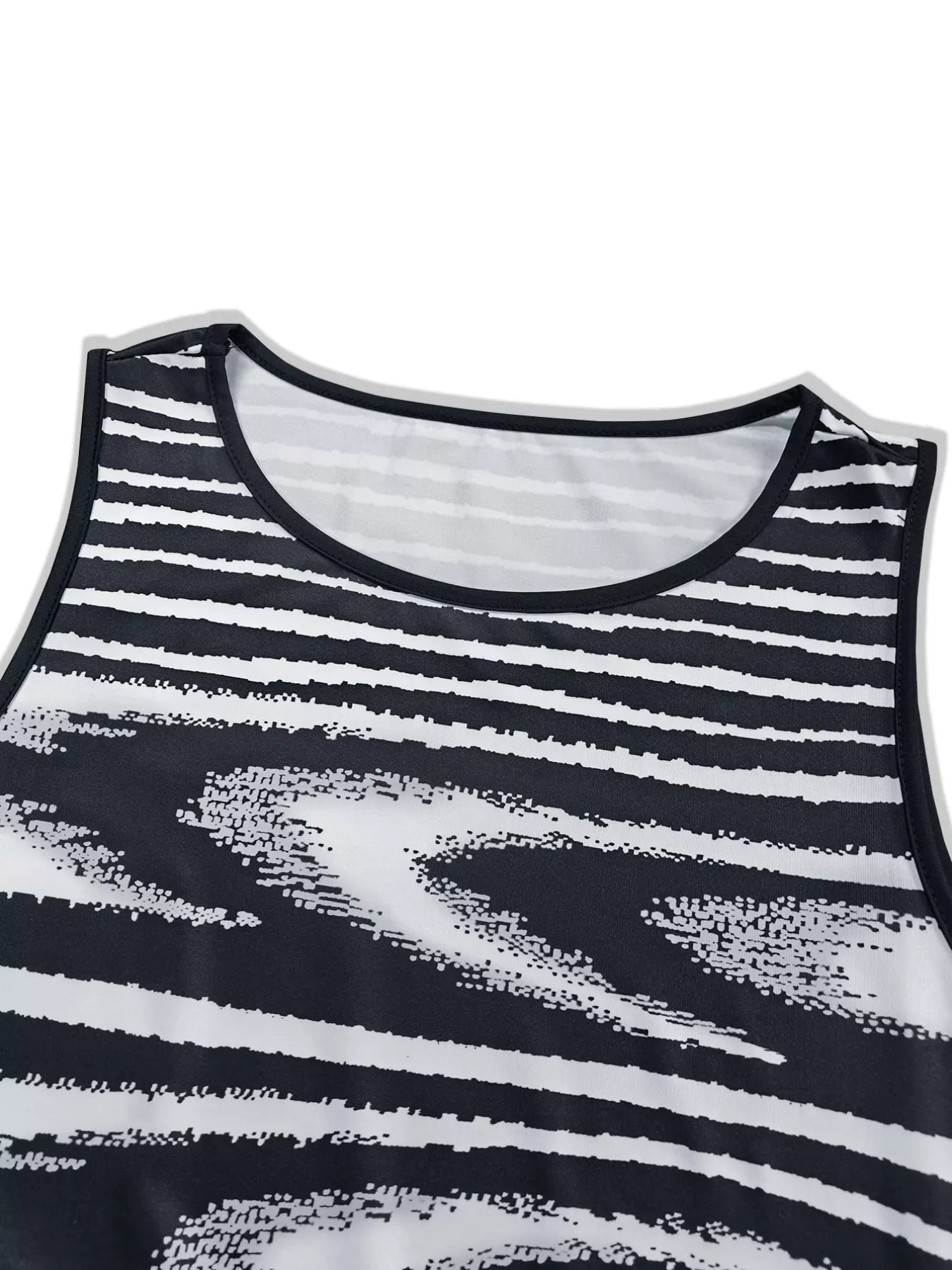 Sarah Express Women's Plus Size Sleeveless Bodycon Maxi Dress with Abstract Print