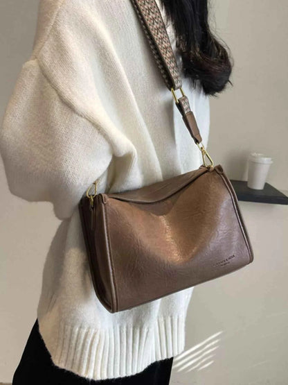 Wide Strap Crossbody Bag