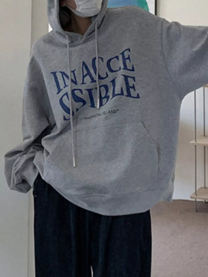 Sarah Express Women's Kangaroo Pocket Drawstring Hoodie