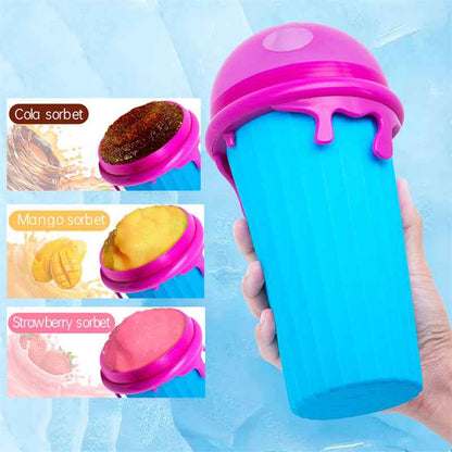 Sarah Express Quick-Freeze Slushy Maker Cup - 500ml Homemade Smoothie & Slush Ice Cream Maker