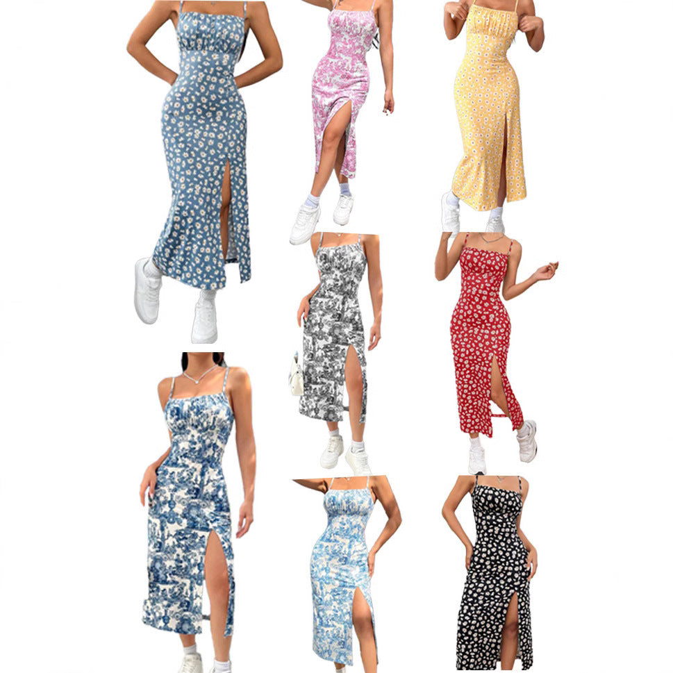 Sarah Express Floral Sunflower Maxi Dress Sleeveless Sheath