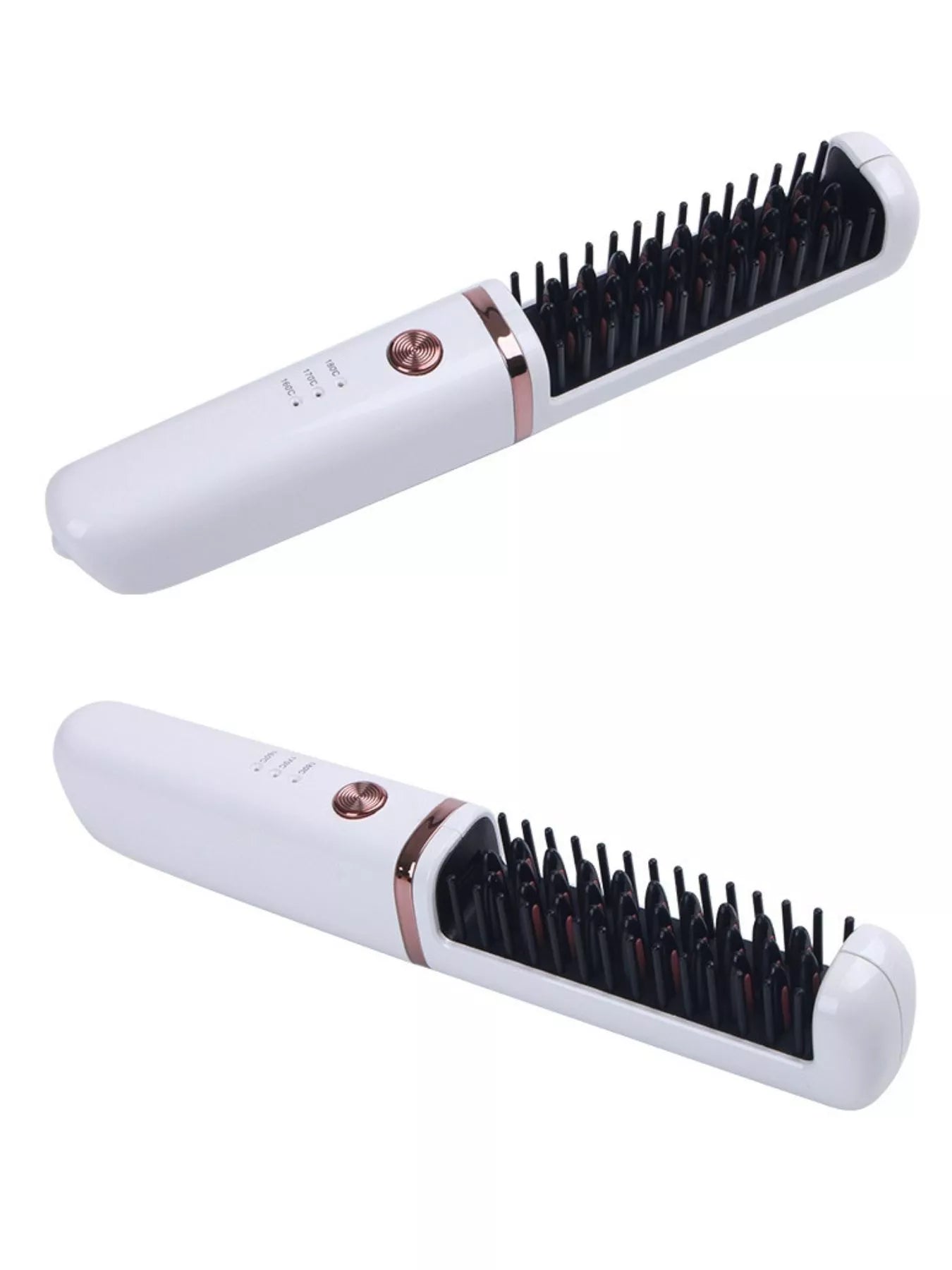 Sarah Express 2-in-1 Heated Straightening Comb - Portable Hair Straightener & Curler