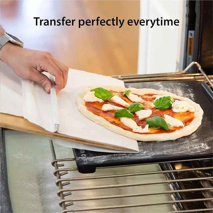 Sarah Express Non-Stick Pizza Peel & Transfer Shovel - Food Grade Kitchen Baking Tool