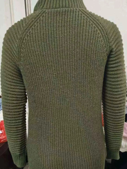 Sarah Express Women's Turtleneck Sweater Dress - Raglan Sleeve Knit Dress Plus Size