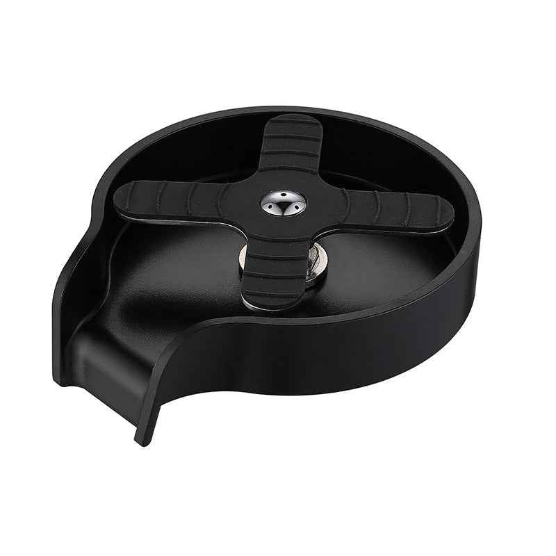 Sarah Express Stainless Steel Cup Washer for Kitchen Bar Counter - Press Faucet Glass Rinser Black Cup washer