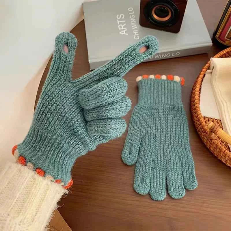 Fingerless Knitted Gloves