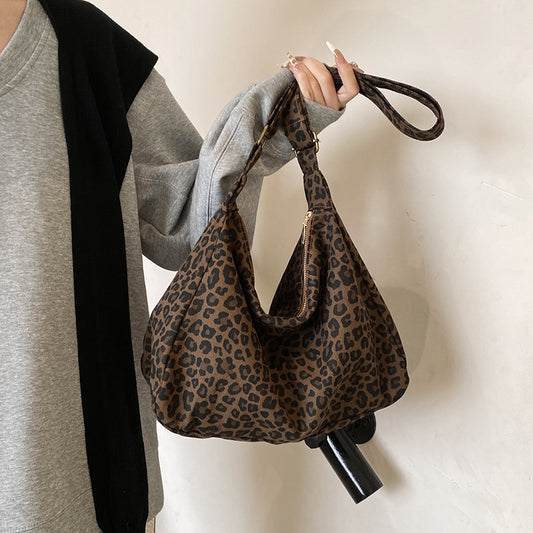 Sarah Express Women's Leopard Print Crossbody Bag – Large Capacity Shoulder Bag | Sarah Express