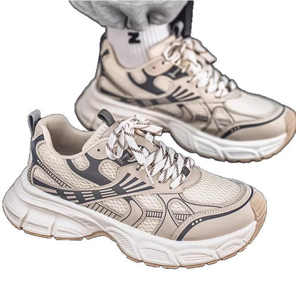 Sarah Express Breathable Mesh Sneakers for Wide Feet & Broad Toes | Casual Lace-Up Shoes