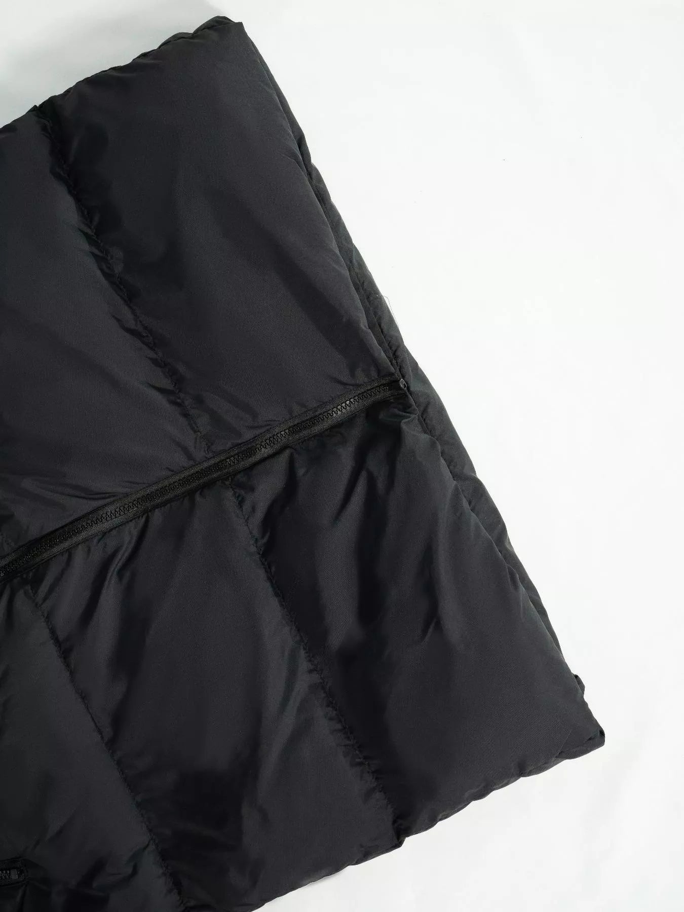 Sarah Express Women's Longline Padded Hooded Vest Coat