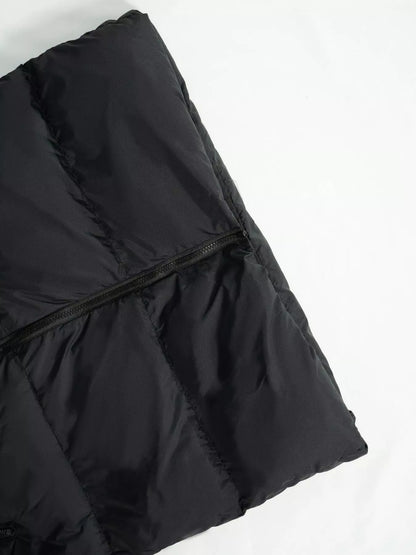 Sarah Express Women's Longline Padded Hooded Vest Coat