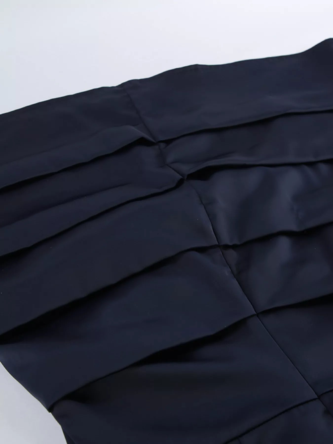 Sarah Express Women's Mock Neck Flounce Sleeve Dress