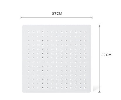 Sarah Express Nordic Pegboard Wall Organizer - Kitchen Tool Storage Rack White Medium