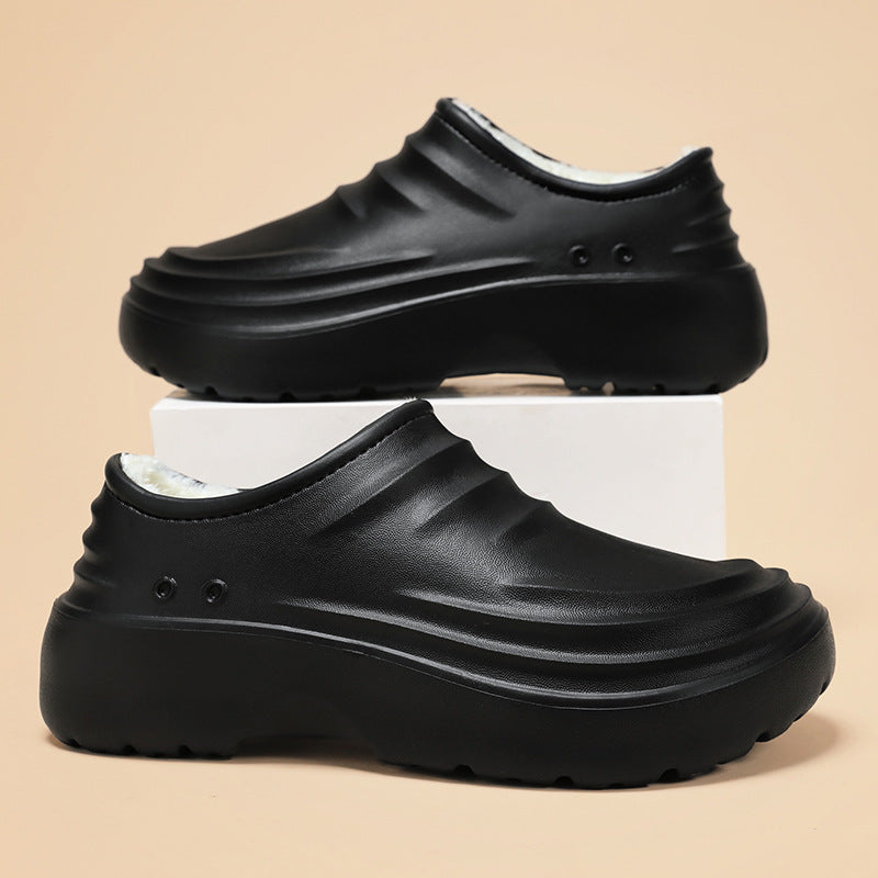 Sarah Express Men's Insulated Chef Shoes | Closed-Toe EVA Non-Slip Professional Kitchen Shoes