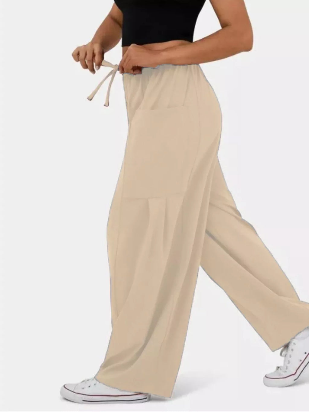 Sarah Express Women's Relaxed Fit Drawstring Pants