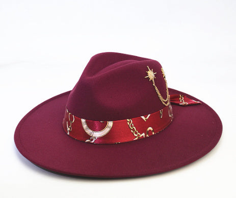 Sarah Express Women's British Wool-Like Felt Hat Bell Crown Elegant Winter