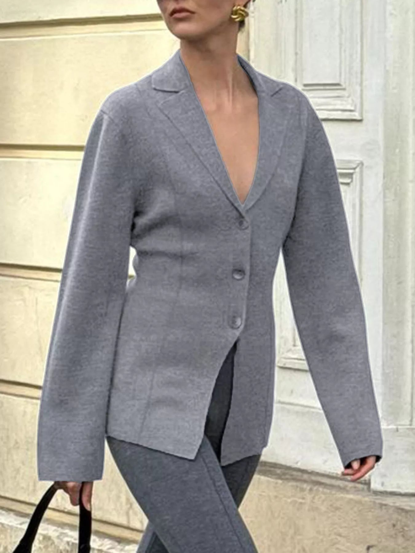 Sarah Express Women's Button Up Long Sleeve Cardigan