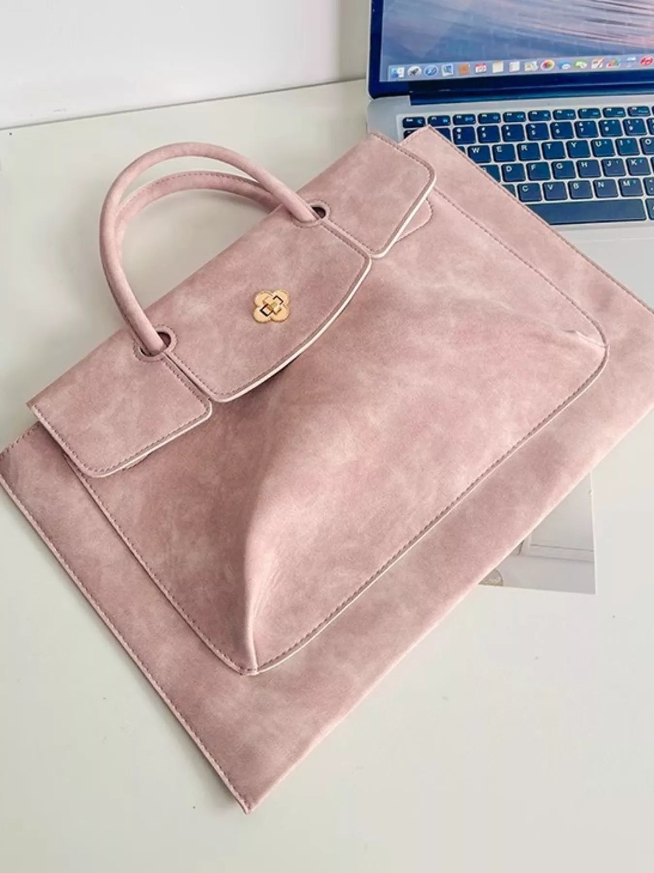 Sarah Express Women's Top Handle Laptop Handbag