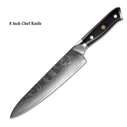 Sarah Express Japanese Damascus Steel Kitchen Knife - 67 Layer Professional Chef Knife