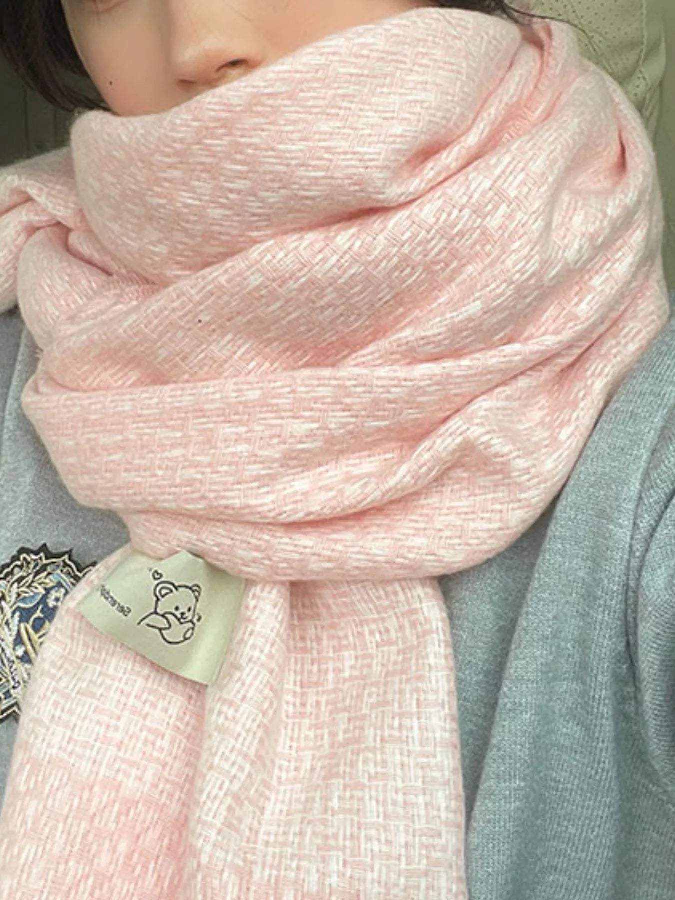 Sarah Express Women's Raw Hem Scarf