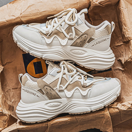 Sarah Express Breathable Mesh Running Sneakers - Unisex Casual Athletic Shoes with Thick Sole