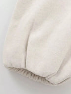 Sarah Express Women's Plus Size Casual Fleece Zip-Up Bomber Jacket