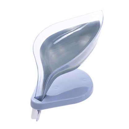 Sarah Express Suction Cup Soap Holder Sink Sponge Drain Box Organizer for Kitchen Bathroom Crystal grey 1pc